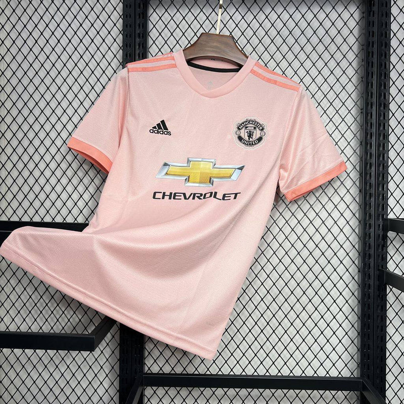 Camisa Manchester United Retrô 2008/09 - Rosa