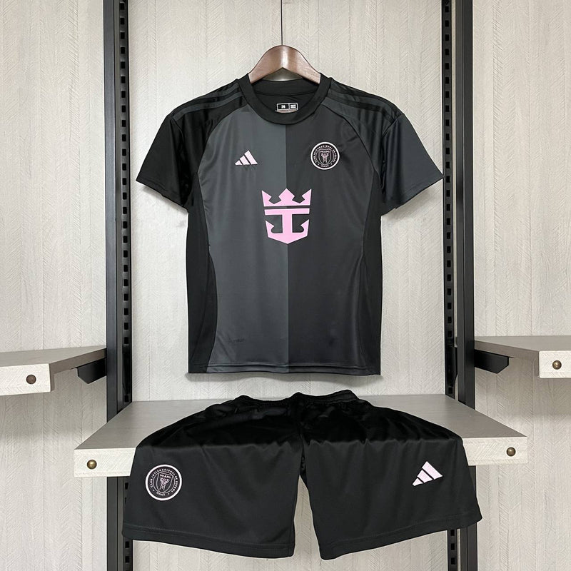 Kit Infantil Inter Miami Away ll 25/26 - Preta