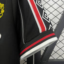 Camisa Retrô Manchester United 1998 - Preta