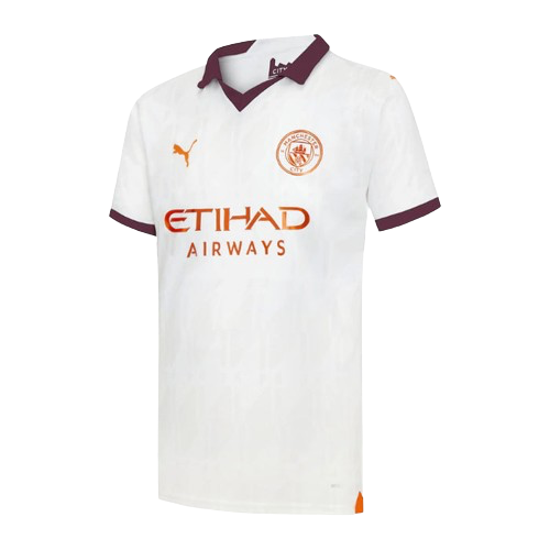 Camisa Manchester City Away 23/24 - Branco