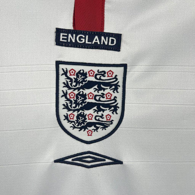 Camisa Inglaterra Retrô 2004 - Branca