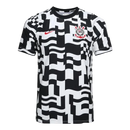 Camisa Corinthians Pré Jogo 26/27 - Branca e Preta