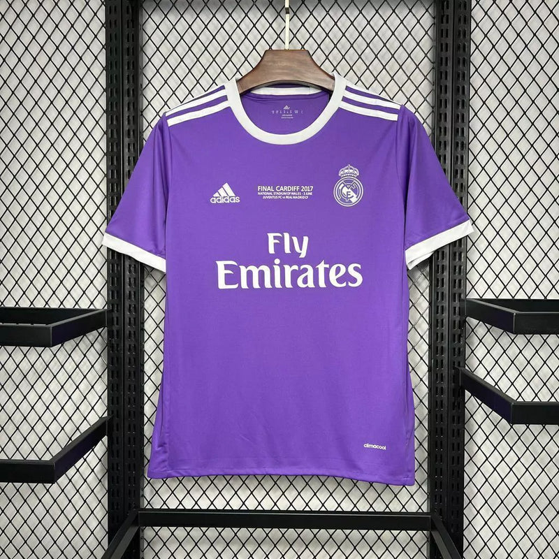 Camisa Real Madrid Retrô Final Champions League 2017 - Roxa