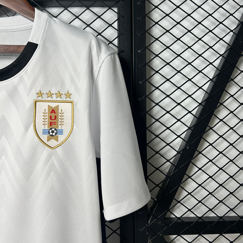 Camisa Seleção do Uruguai Away 25/26 - Branca