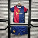 Kit Infantil Barcelona Home 24/25 - Azul/Vermelho