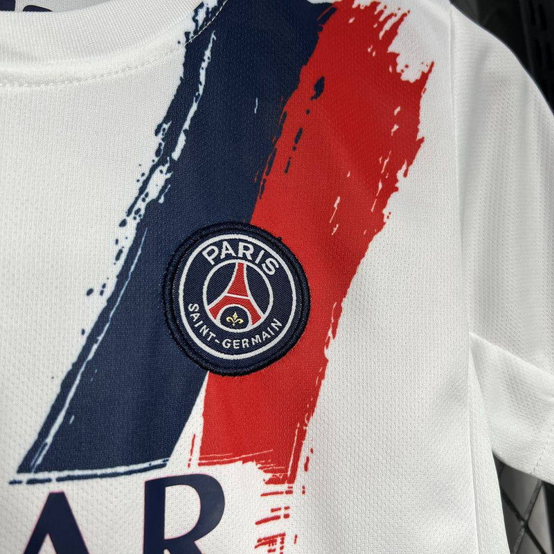 Kit Infantil PSG Away ll 24/25 - Branco