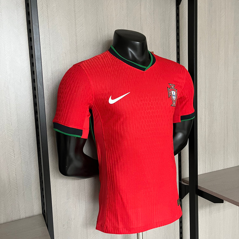 Camisa Portugal Home l 24/25 - Vermelha - Nike - Masculino Jogador