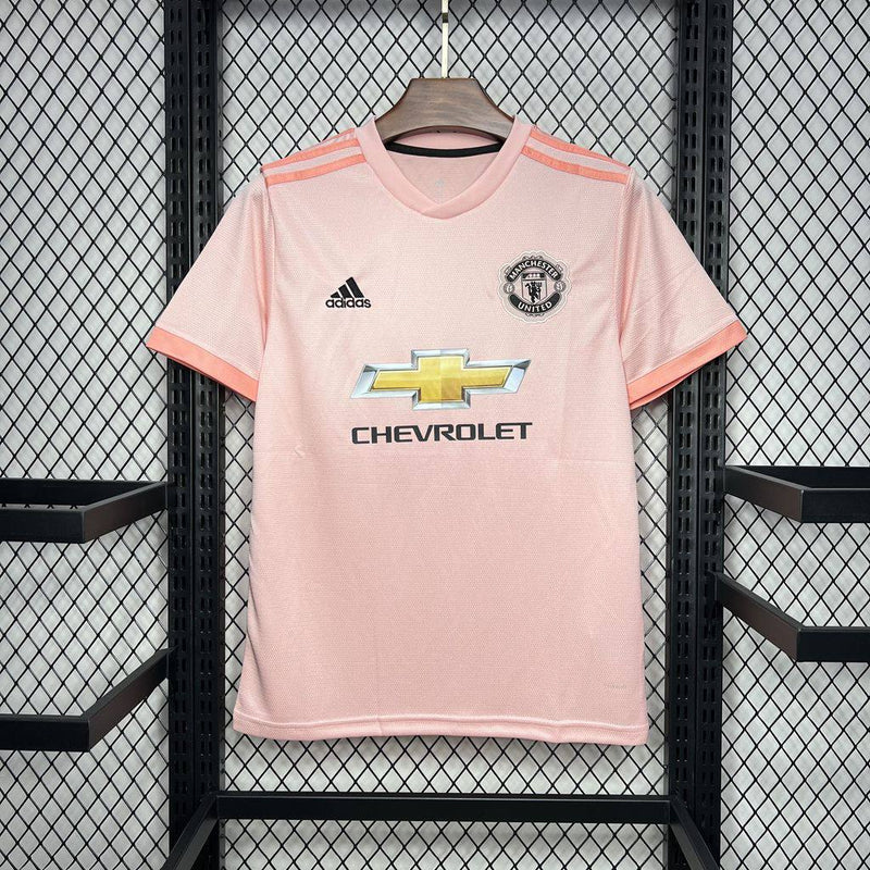 Camisa Manchester United Retrô 2008/09 - Rosa