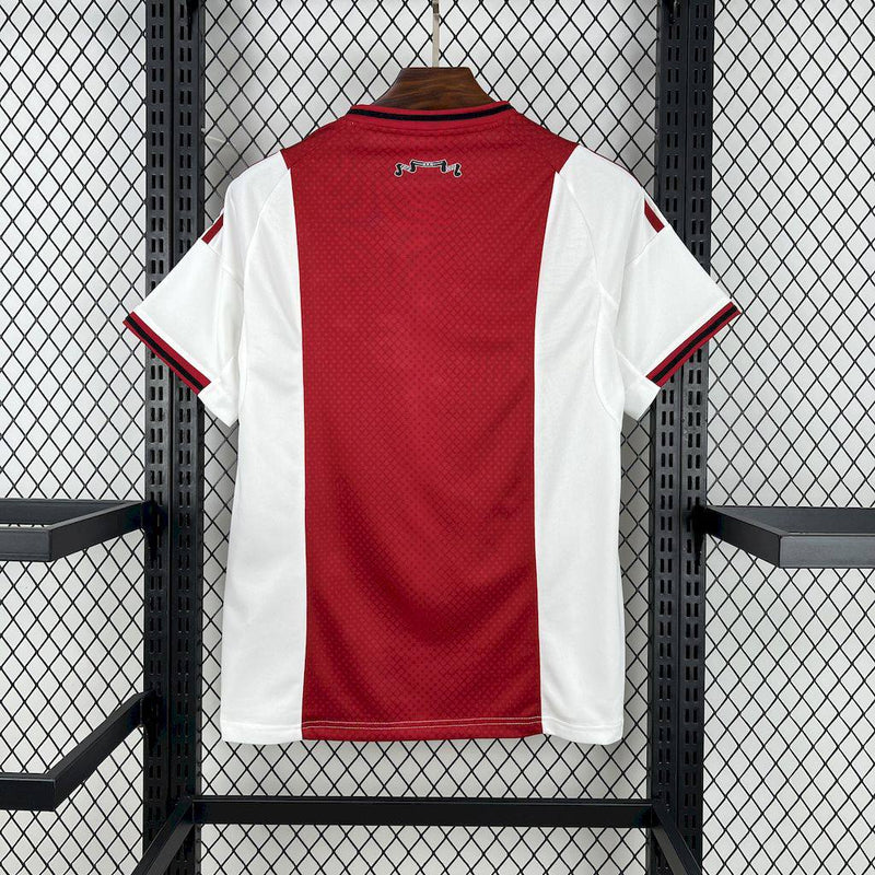 Camisa Ajax Home l 25/26 - Vermelha e Branca