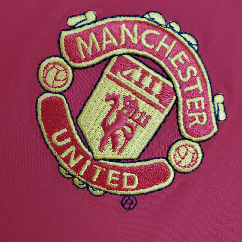 Camisa Manga Longa Manchester United 02/04 - Vermelho