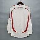 Camisa Manga Longa Milan Champions League 06/07 - Branco