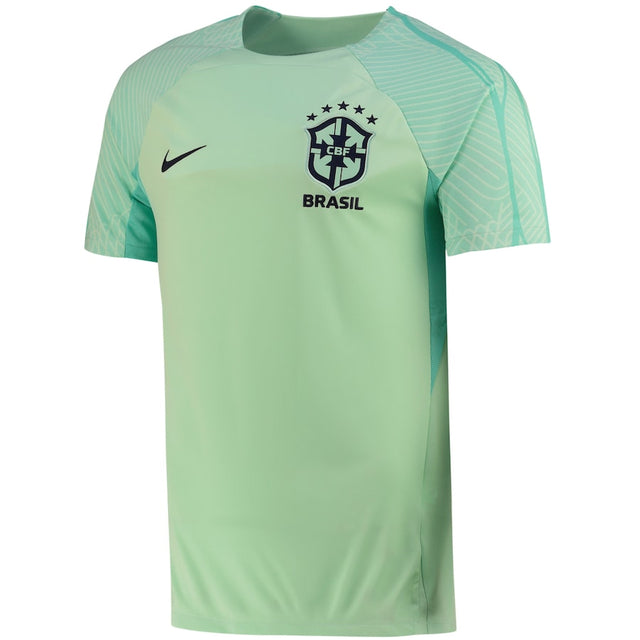 Camisa Pré-jogo Seleção Brasil 2022 Nike - Verde Claro