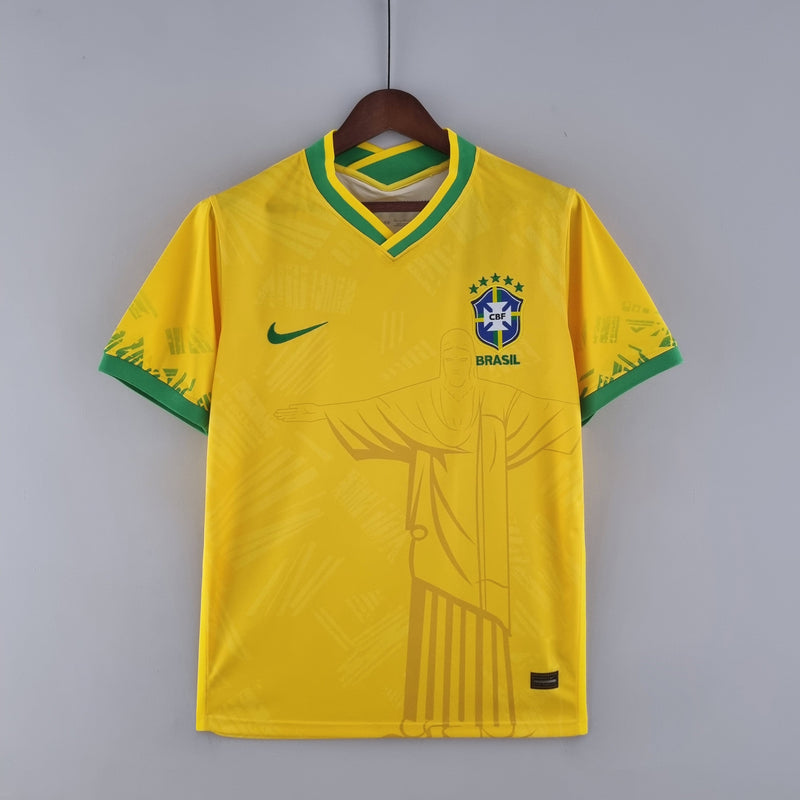 Camisa Seleção Brasil 2022 - Amarela - Conceito Rio