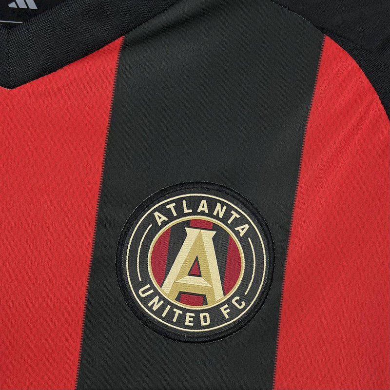 Camisa Atalanta United Home l Torcedor 25/26 - Vermelha e Preta