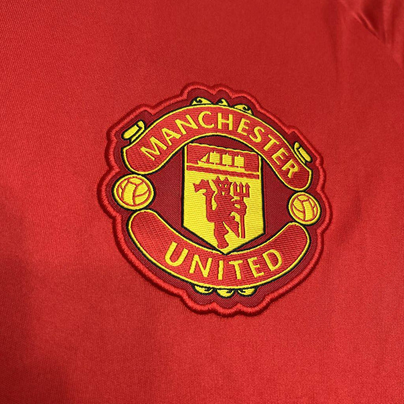 Camisa Manchester United 24/25 - Treino - Vermelho