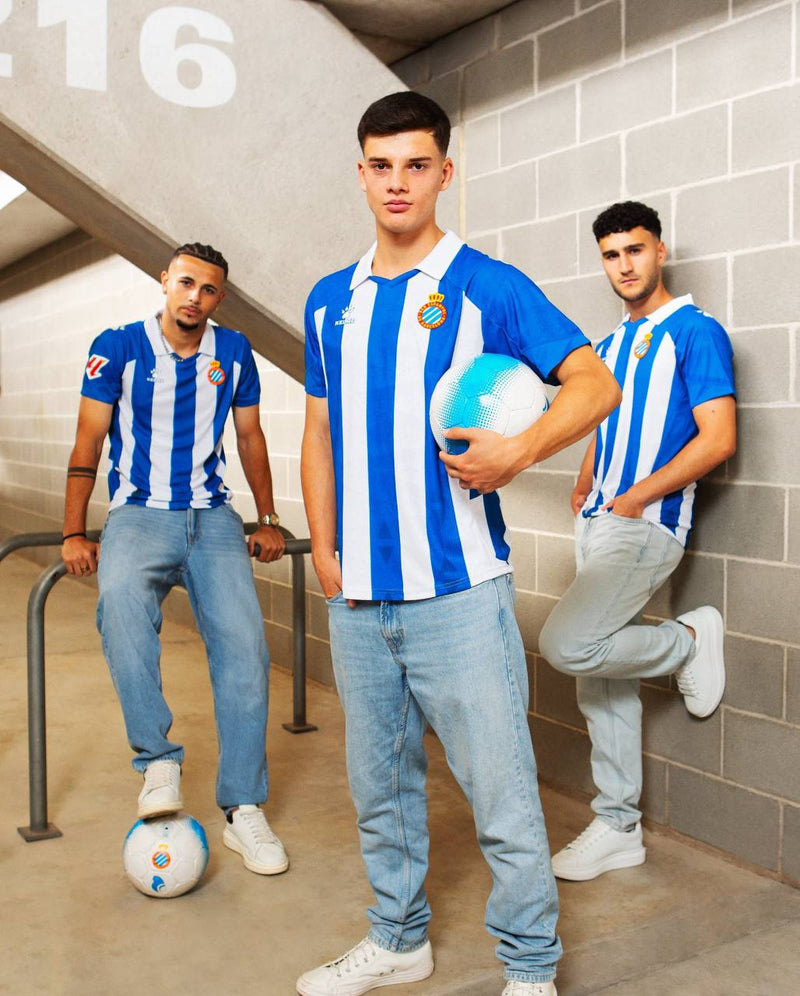 Camisa Espanyol Home l 24/25 Torcedor Masculino - Azul e Branco