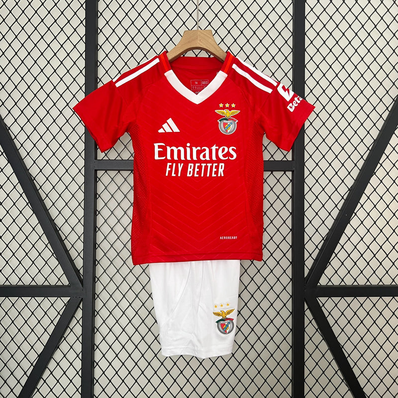 Kit Infantil Benfica Home 24/25 - Vermelho