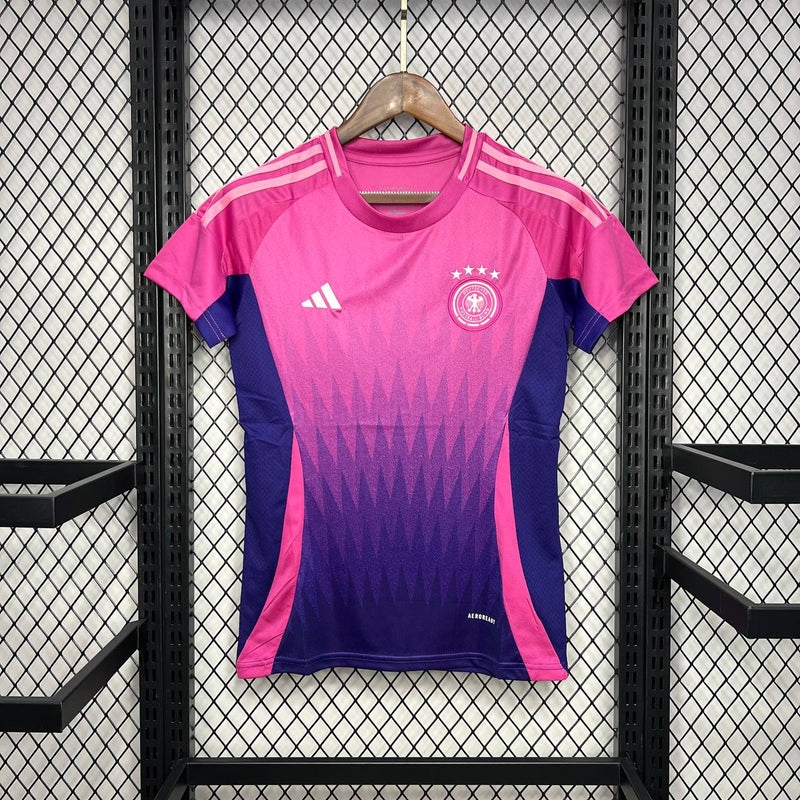 Camisa Feminina Alemanha Away ll 24/25 Adidas - Rosa