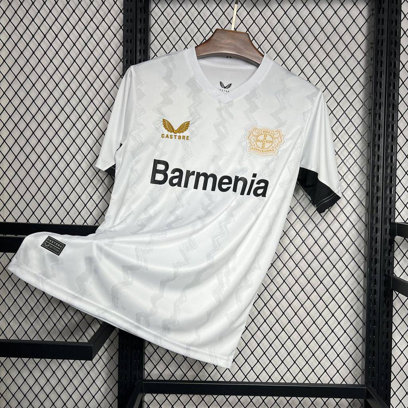 Camisa Bayer Leverkusen Away ll 24/25 Torcedor Masculino - Branco