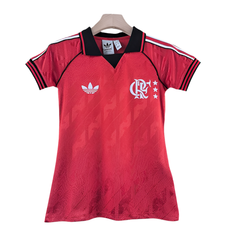 Camisa Feminino Flamengo Lifestyle 24/25 - Vermelha