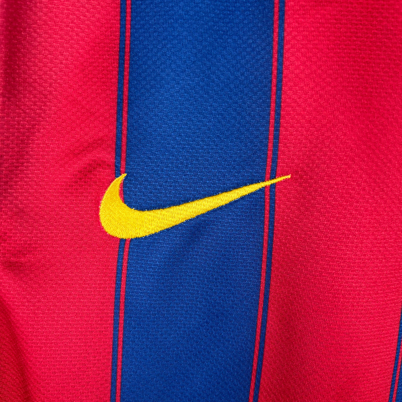 Camisa Barcelona Retrô 2009/2010 Azul e Grená - Nike