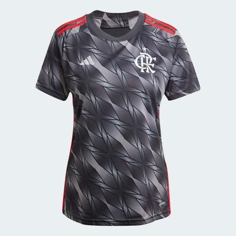 Camisa Feminina Flamengo llI 24/25 - Cinza