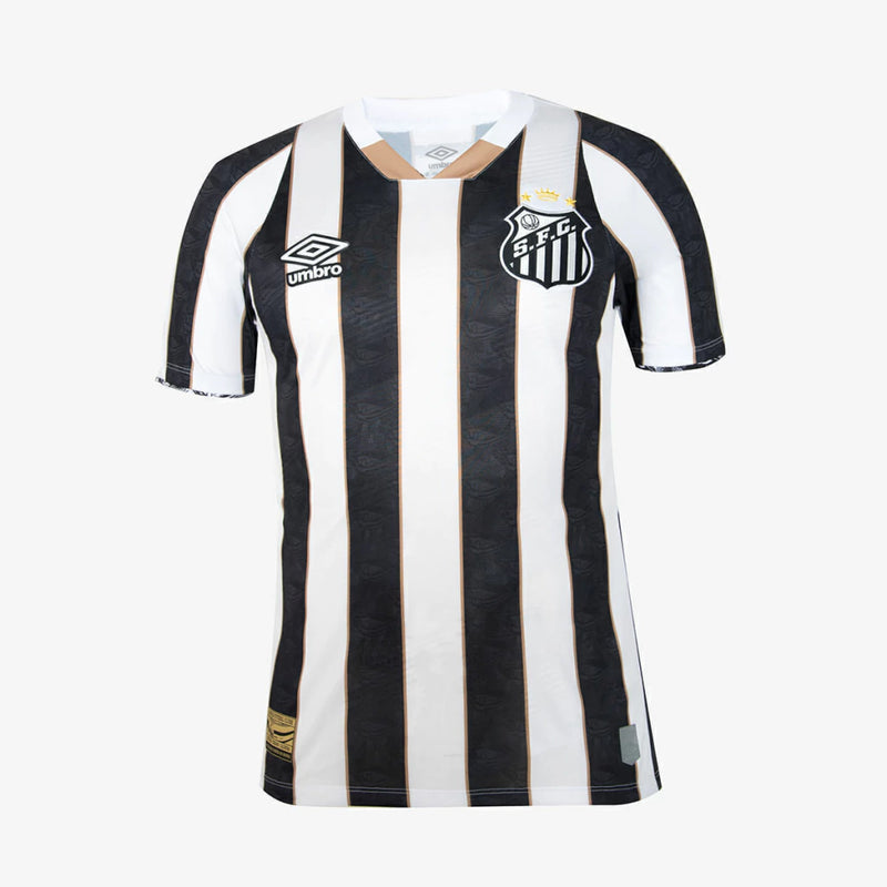 Camisa Feminina Santos Away ll 24/25 - Preta e Branca