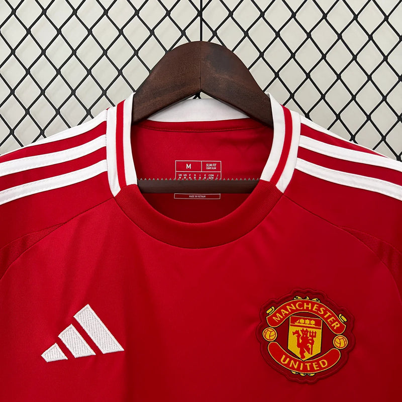 Camisa Manchester United Home l 24/25 - Torcedor Masculina