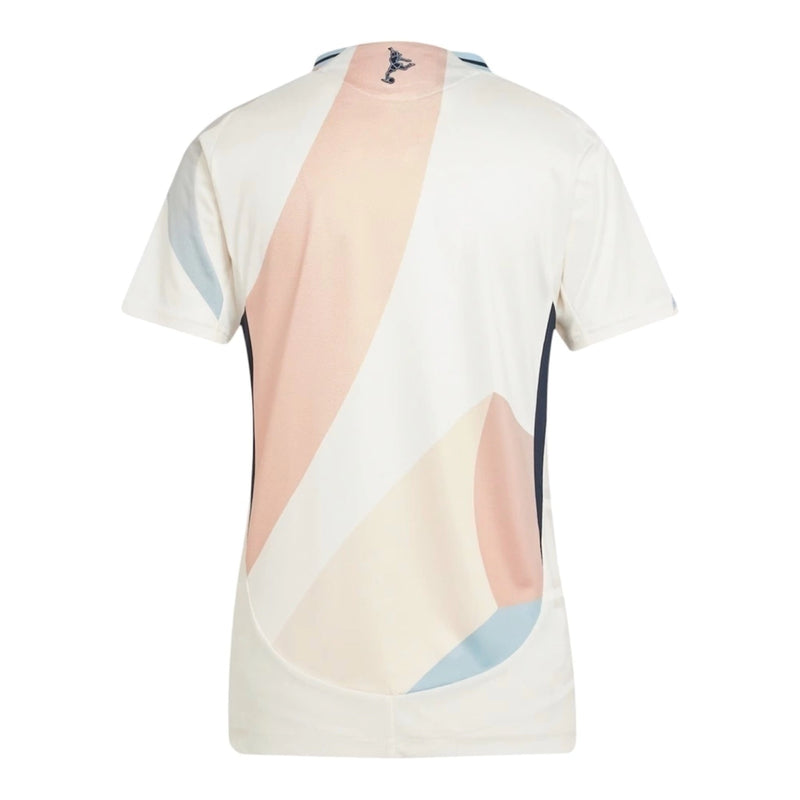 Camisa Feminina Espanha Away lI 25/26 - Beje