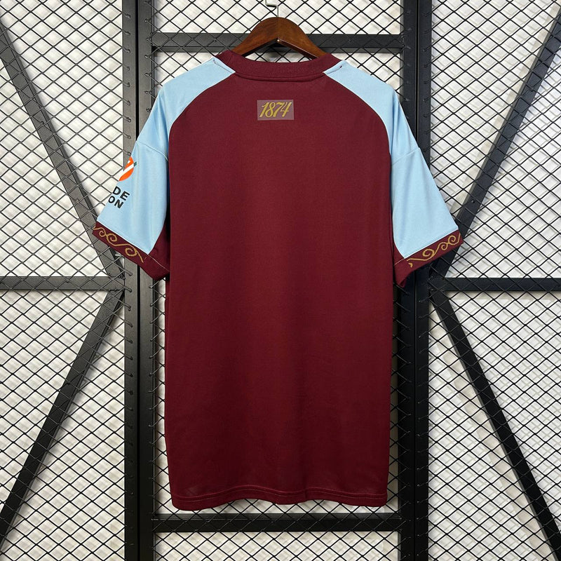Camisa Aston Villa Home l Torcedor 25/26 - Vermelho