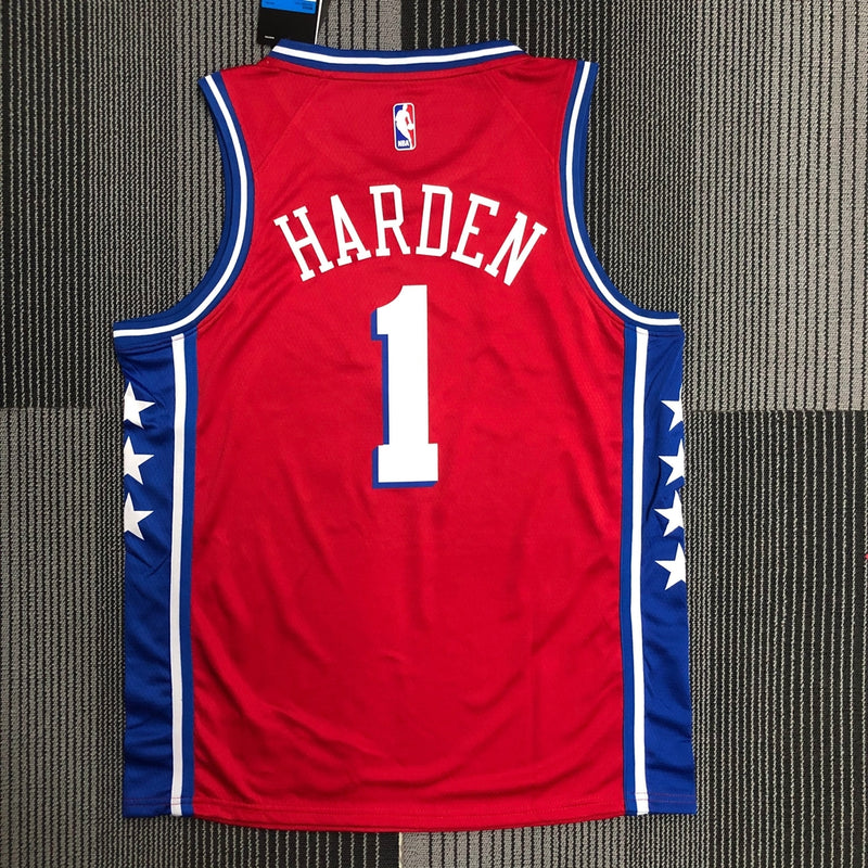 Philadelphia 76ers Statement Edition 20/21 - Masculina - Vermelha