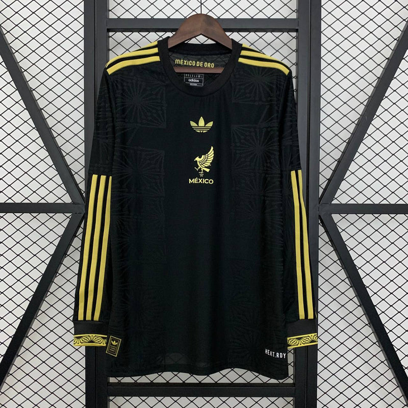 Camisa México Home l Manga Longa 25/26 - Preta