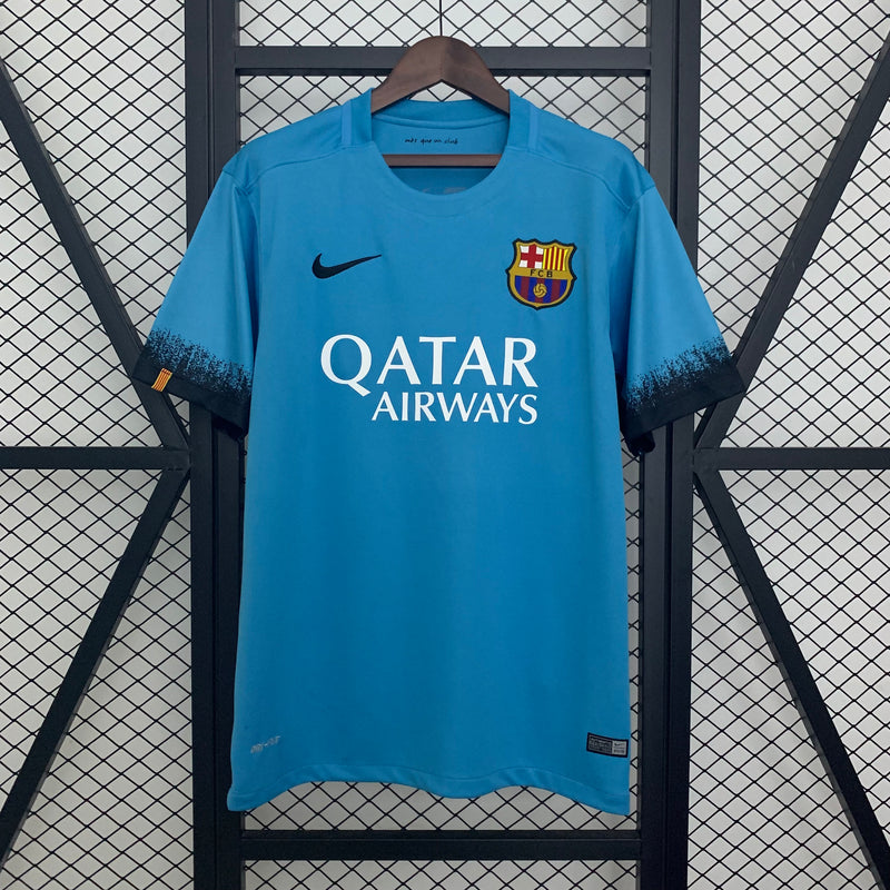 Camisa Barcelona Retrô 15/16 - Azul