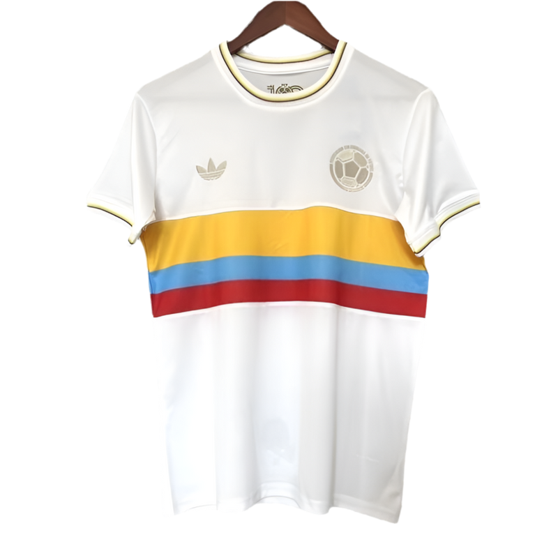 Camisa Seleção da Colômbia 100 anos Away 24/25 - Branca