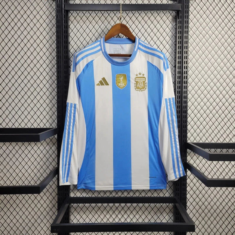 Camisa Manga Longa Argentina 2024/25 Adidas