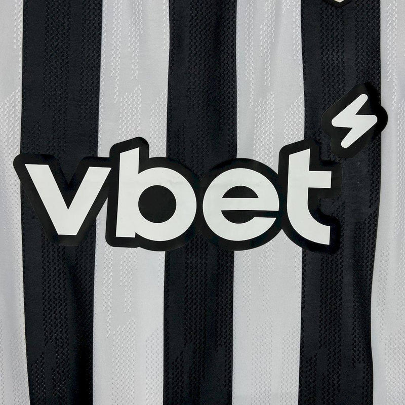 Camisa Botafogo Home l 25/26 - Preta e Branca
