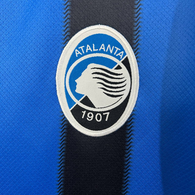 Camisa Atalanta Home l 25/26 - Azul e Preta