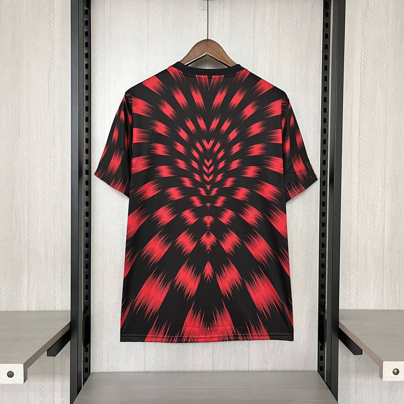 Camisa Flamengo Pre Jogo 25/26 - Vermelha e Preta