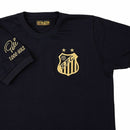 Camisa Santos Pelé 1000 gols  s/n° - Masculina Preta