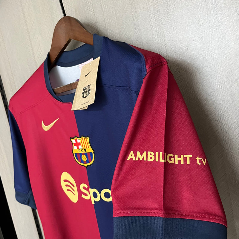 Camisa Barcelona Home l Torcedor 24/25 - Azul e Grená