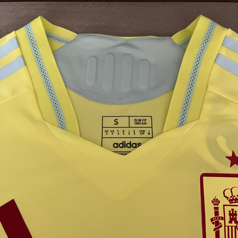 Camisa Espanha Away ll 24/25 - Versão Jogador  - Amarelo