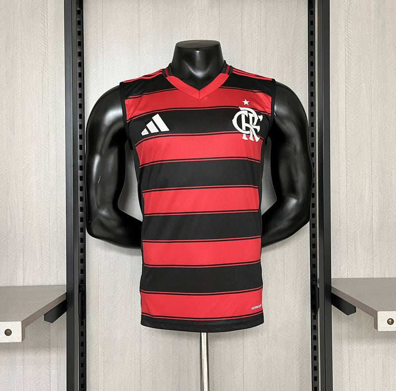 Camisa Flamengo Home l 25/26 Regata - Vermelha e Preta