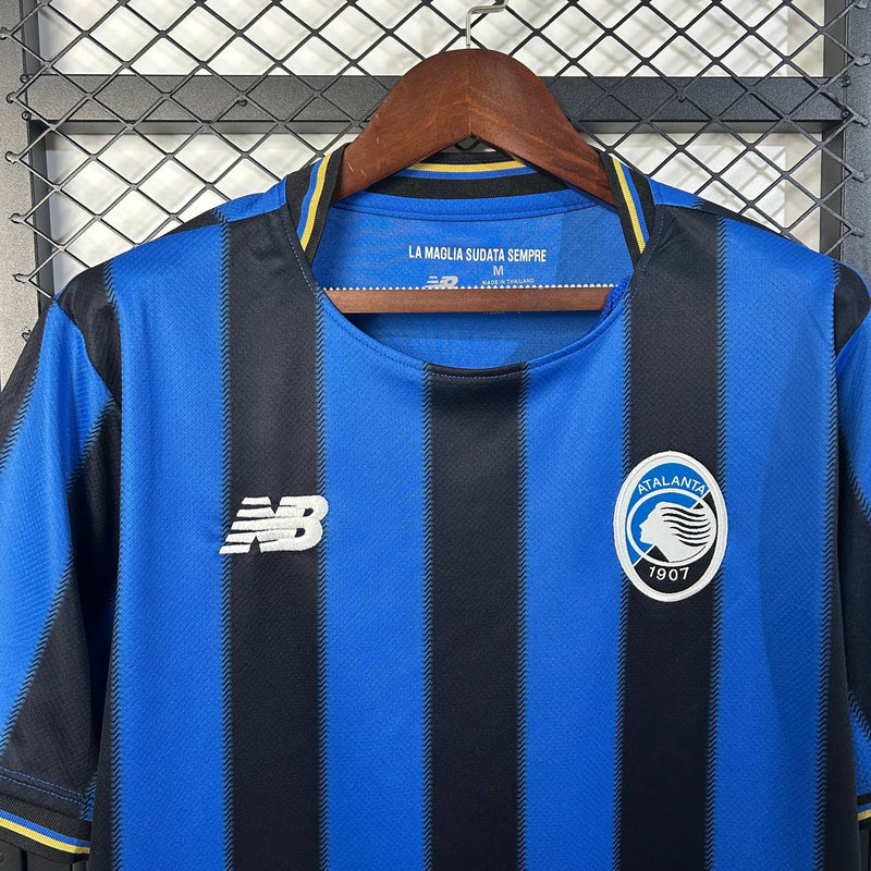 Camisa Atalanta Home l 25/26 - Azul e Preta