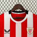Camisa Atletic Bilbao Home 24/25 - Vermelha e Branca