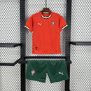 Kit Infantil Portugal Home l 25/26 - Vermelha