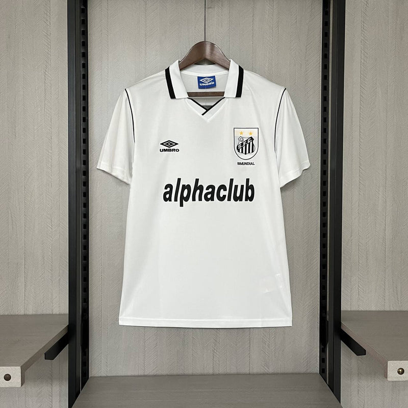 Camisa Santos Retrô 2001 - Masculina Branco