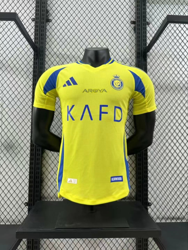 Camisa Al Nassr Home l 24/25 Jogador Masculino - Amarela