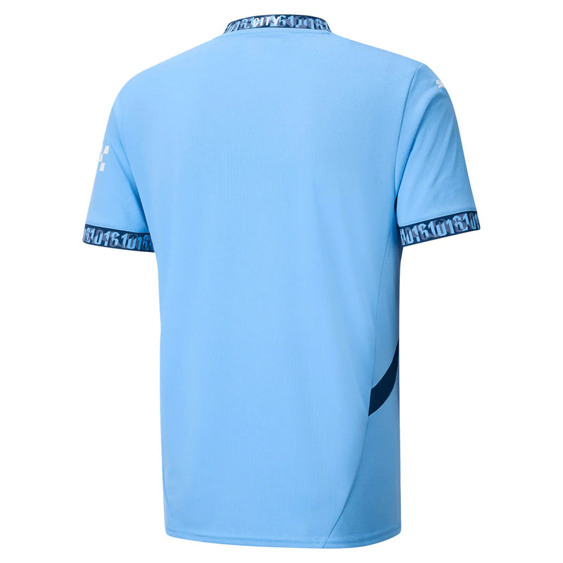 Camisa Manchester City Home l 24/25 Torcedor Masculina - Azul Claro