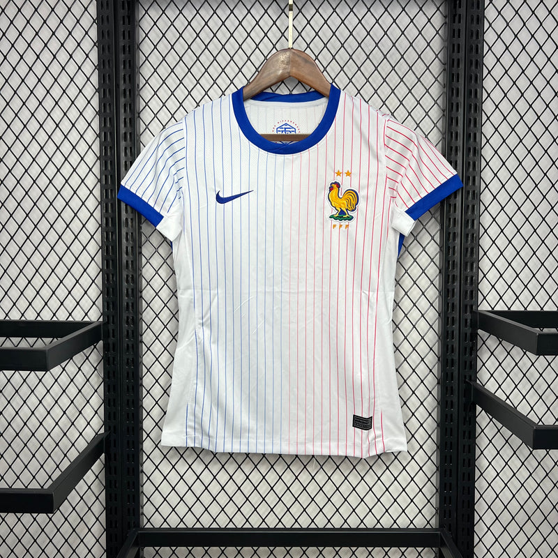 Camisa Feminina França Away ll 24/25 - Branca