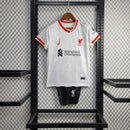 Kit Infantil Liverpool 24/25 Nike - Branca